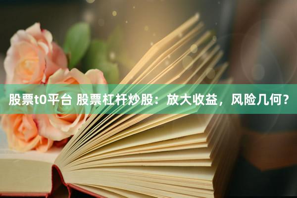 股票t0平台 股票杠杆炒股：放大收益，风险几何？