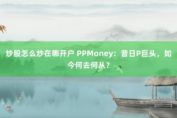 炒股怎么炒在哪开户 PPMoney：昔日P巨头，如今何去何从？